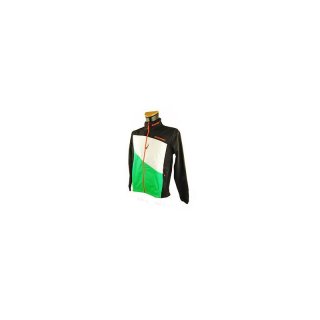 RCE-Softshelljacke Ziener Signal grün, weiß, schwarz mit Orangefarbenen Reisverschluss Größe XL