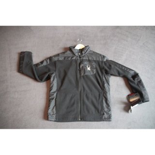 Spyder Outlow Fleece Jacket Boy`s XXL  Farbe Schwarz/schwarz