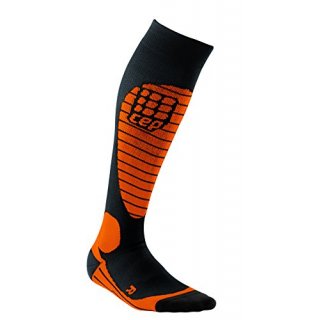Progressive Ski Race Socks Women Gre IV black Flash orange