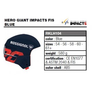 HERO GIANT IMPACTS FIS BLUE