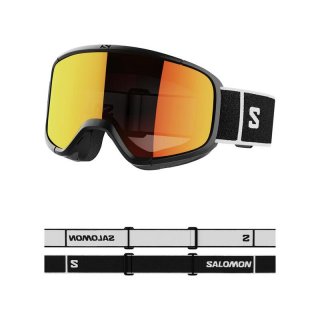 Salomon Skibrille Aksium 2.0 Black mit S2 Scheibe Mid REd